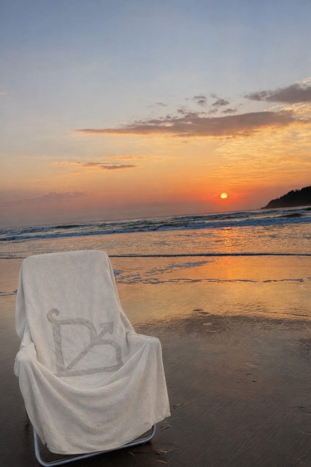 Toalha para Cadeira de Praia Flor de Sal