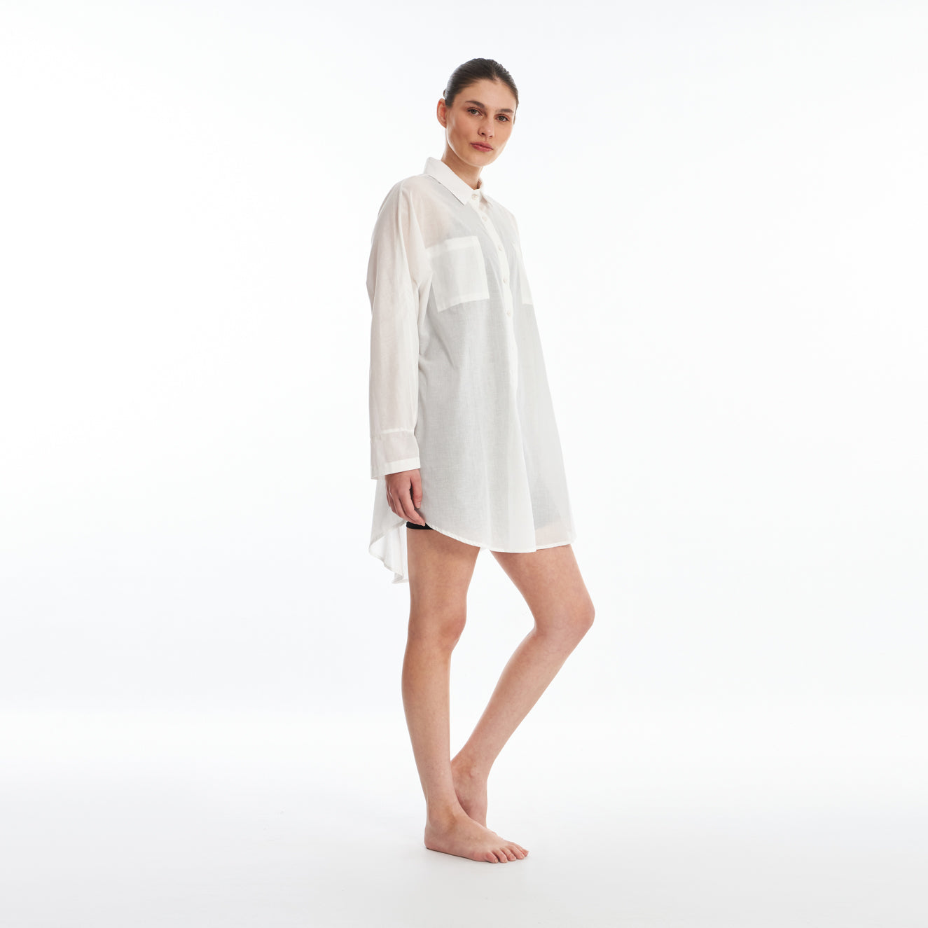 Camisa Cambraia Flor de Algodão