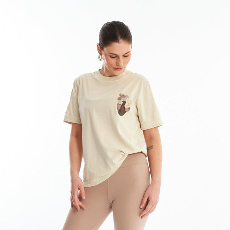 Camiseta Coração Capim dos Pampas