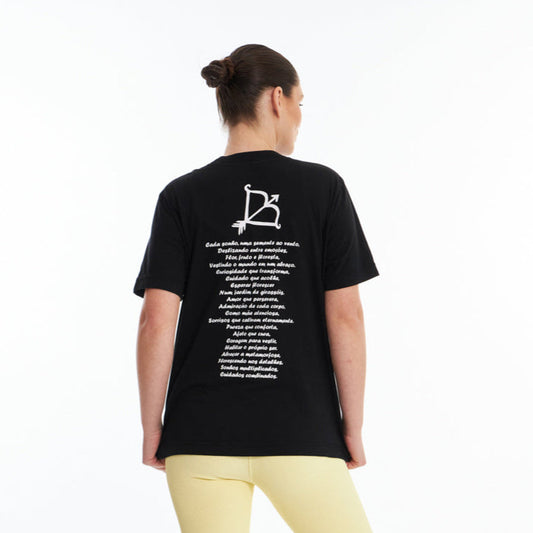 Camiseta Romance Tulipa Negra