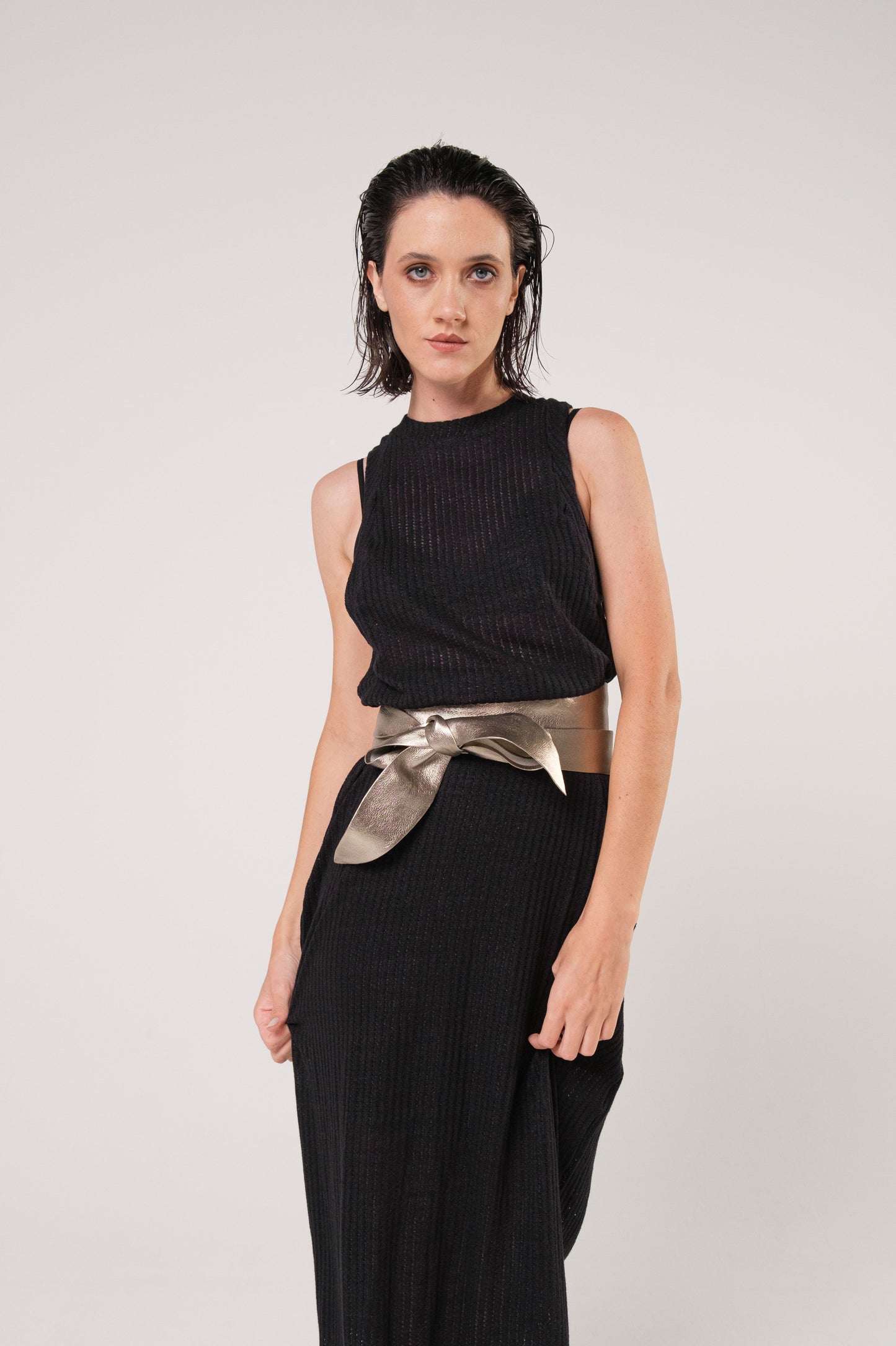 Vestido Determinação Midi Tulipa Negra